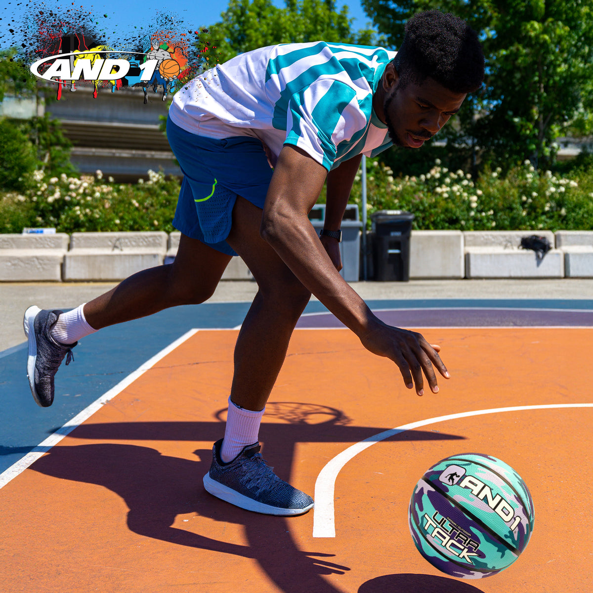 AND1 Ultra Grip Basketball: Official Regulation Size 7 (29.5 inches)