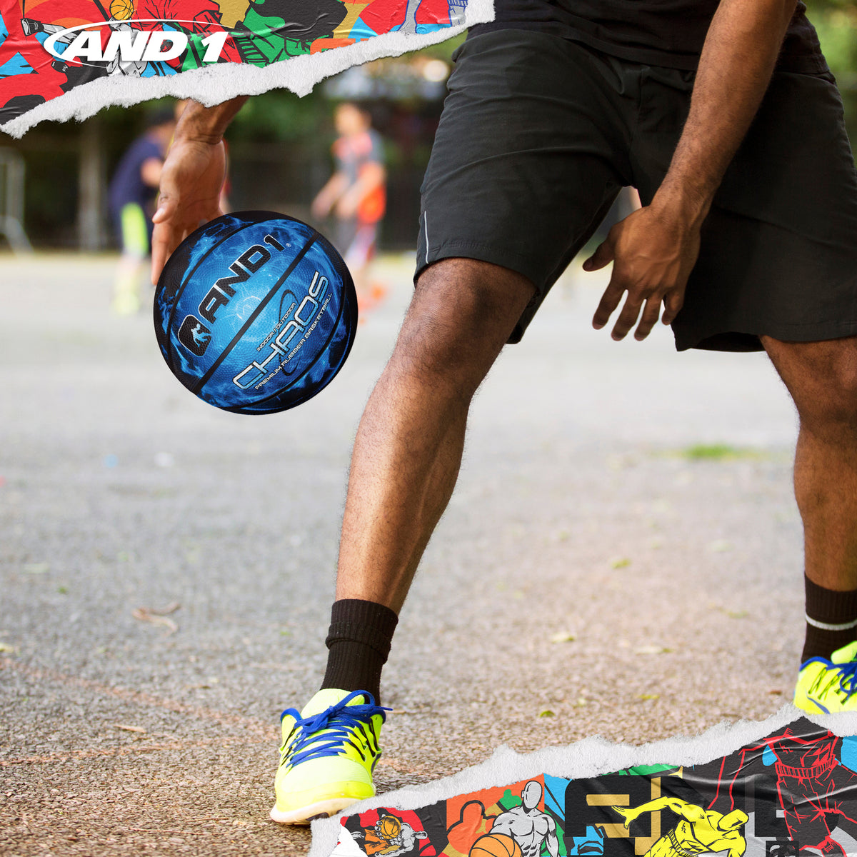 AND1 Chaos Basketball: Official Regulation Size 7 (29.5 inches)