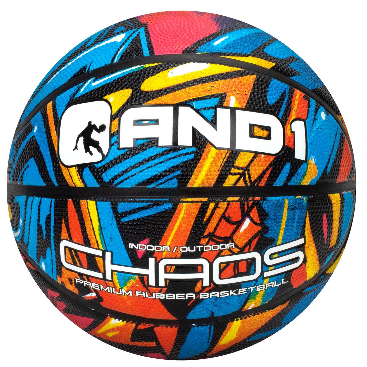 AND1 Chaos Basketball: Official Regulation Size 7 (29.5 inches)