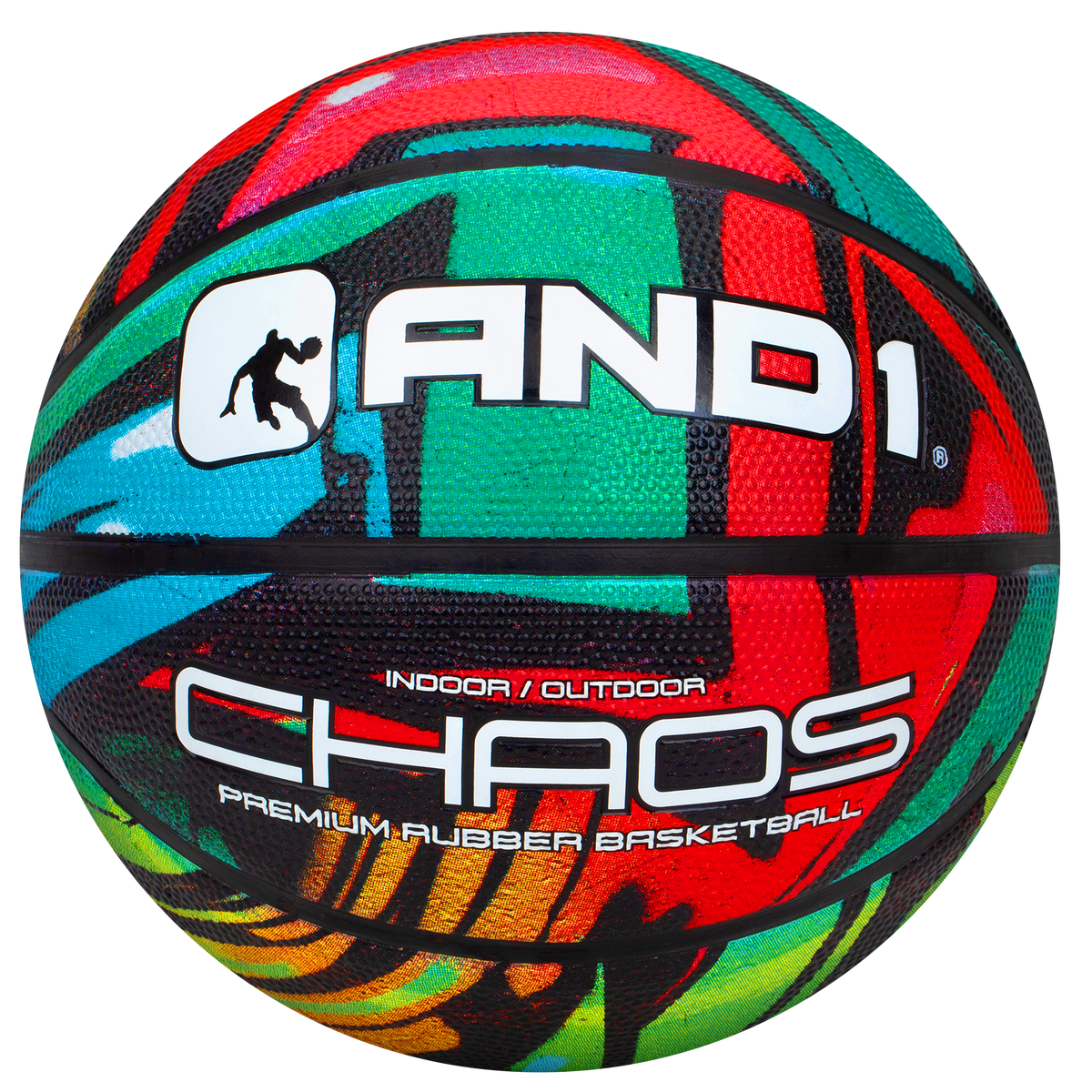 AND1 Chaos Basketball: Official Regulation Size 7 (29.5 inches)