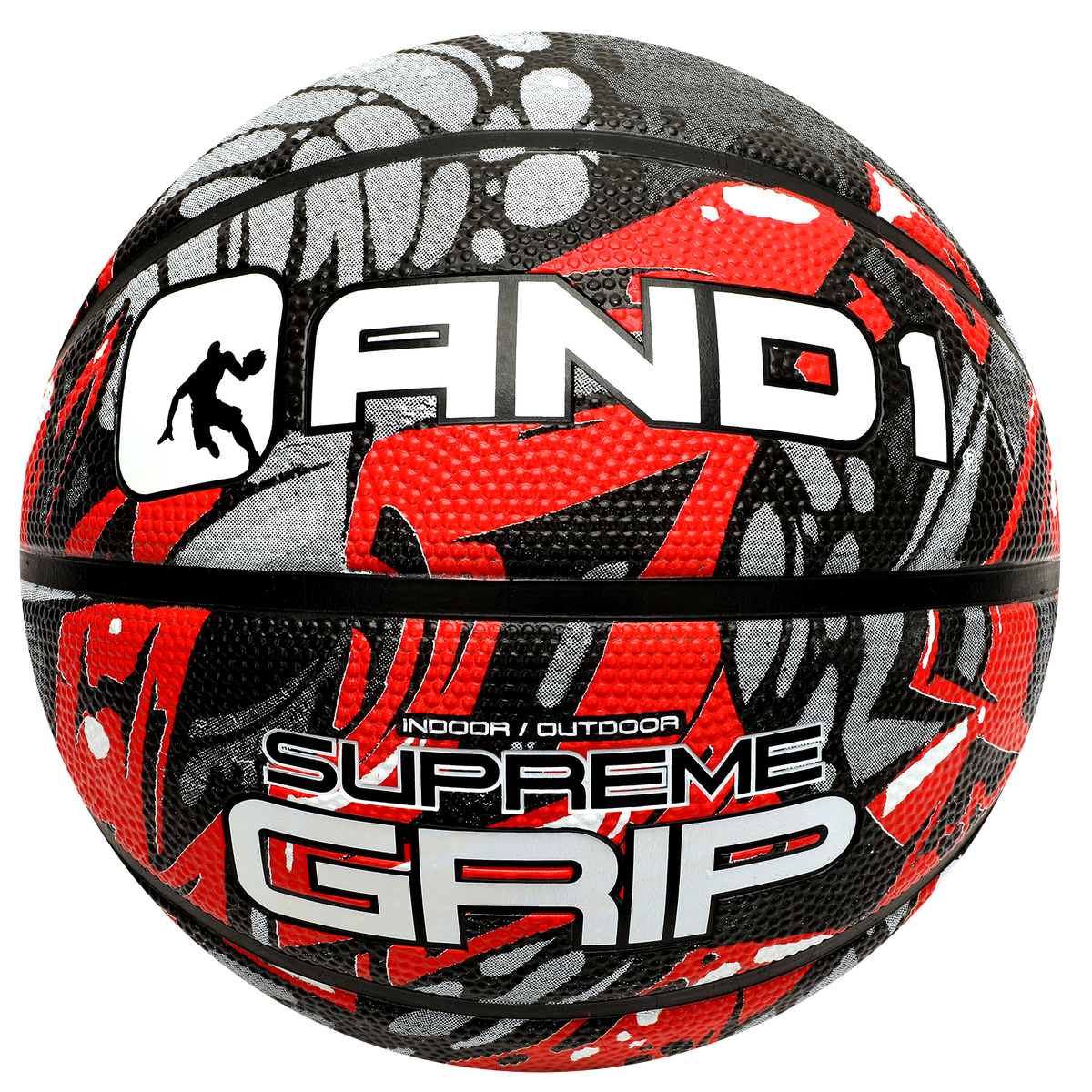AND1 Supreme Grip Basketball: Official Regulation Size 7 (29.5 inches)