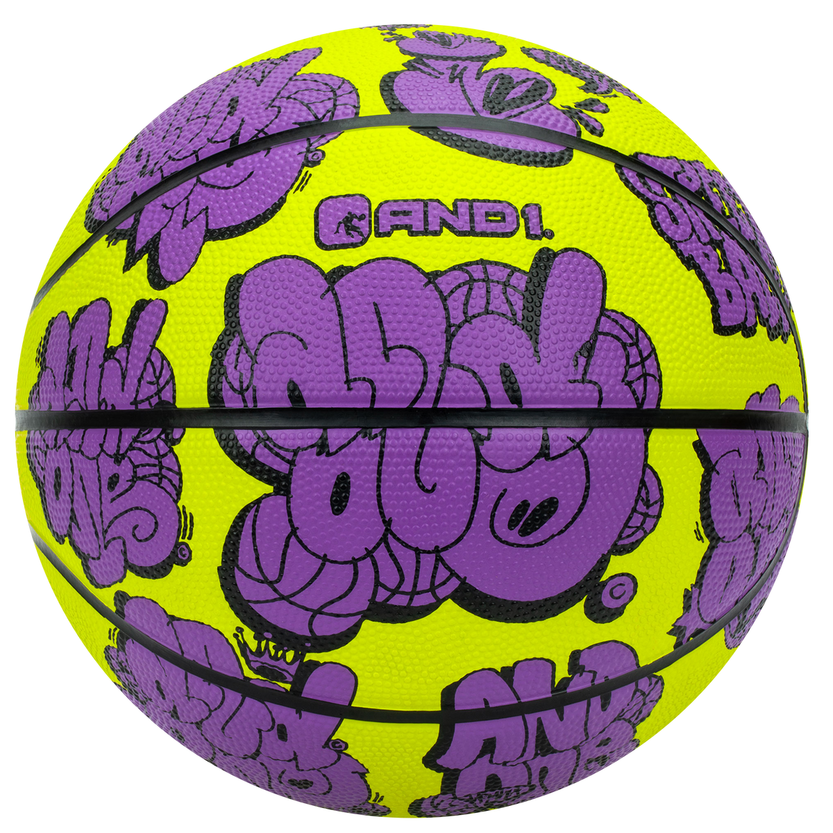 AND1 Toss Up Basketball: Official Regulation Size 6 (28.5 inches)