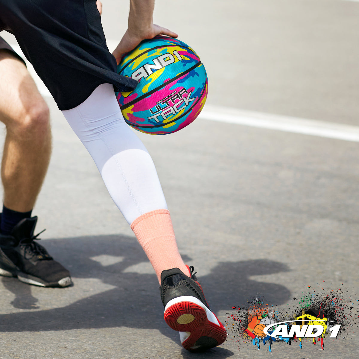 AND1 Ultra Grip Basketball: Official Regulation Size 7 (29.5 inches)