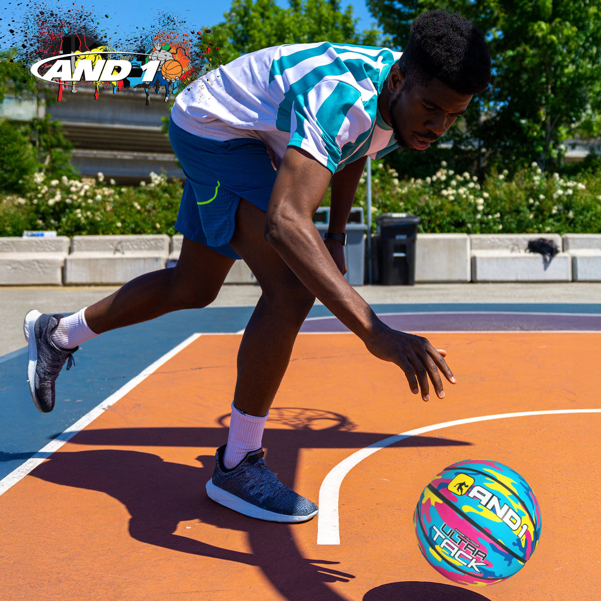 AND1 Ultra Grip Basketball: Official Regulation Size 7 (29.5 inches)