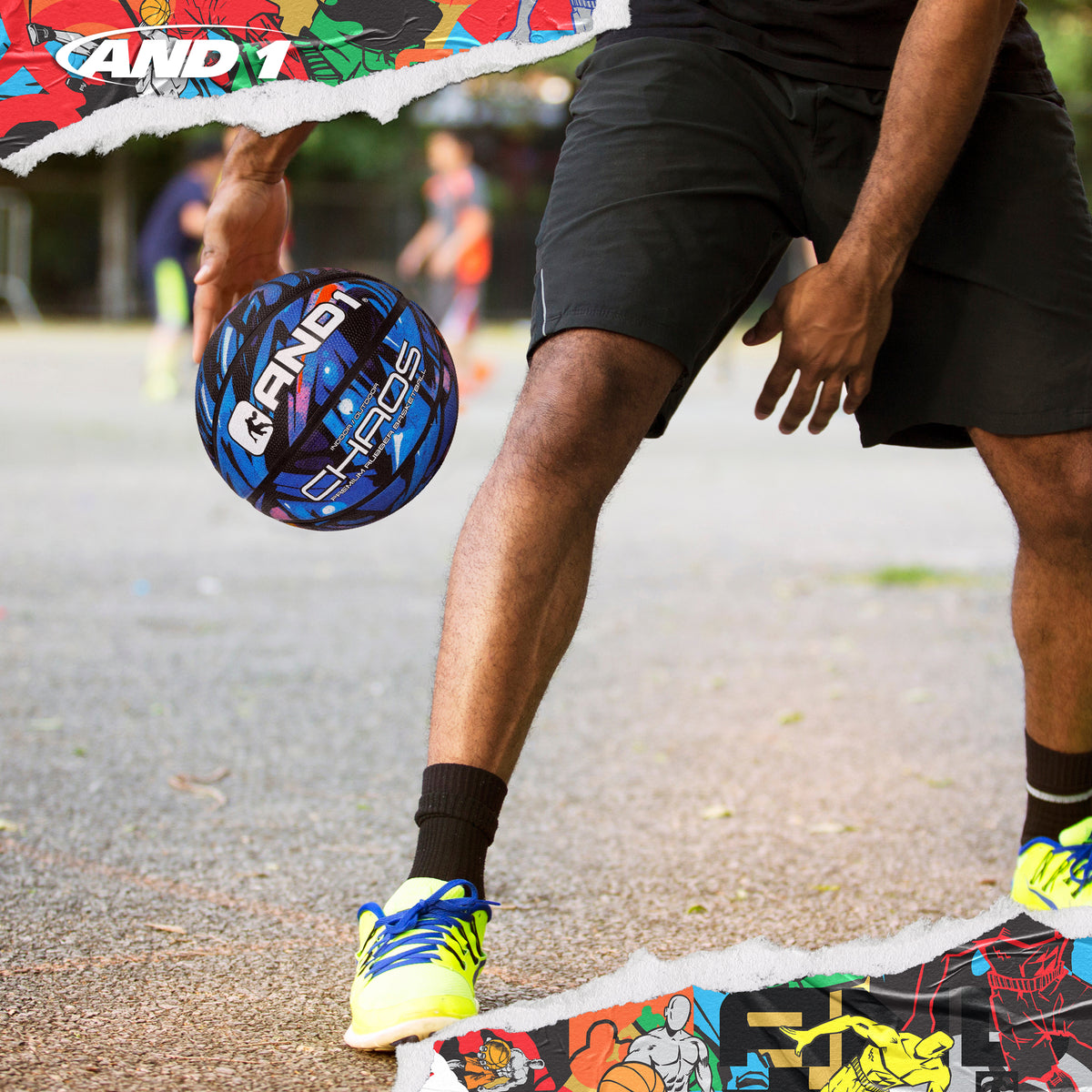 AND1 Chaos Basketball: Official Regulation Size 7 (29.5 inches)