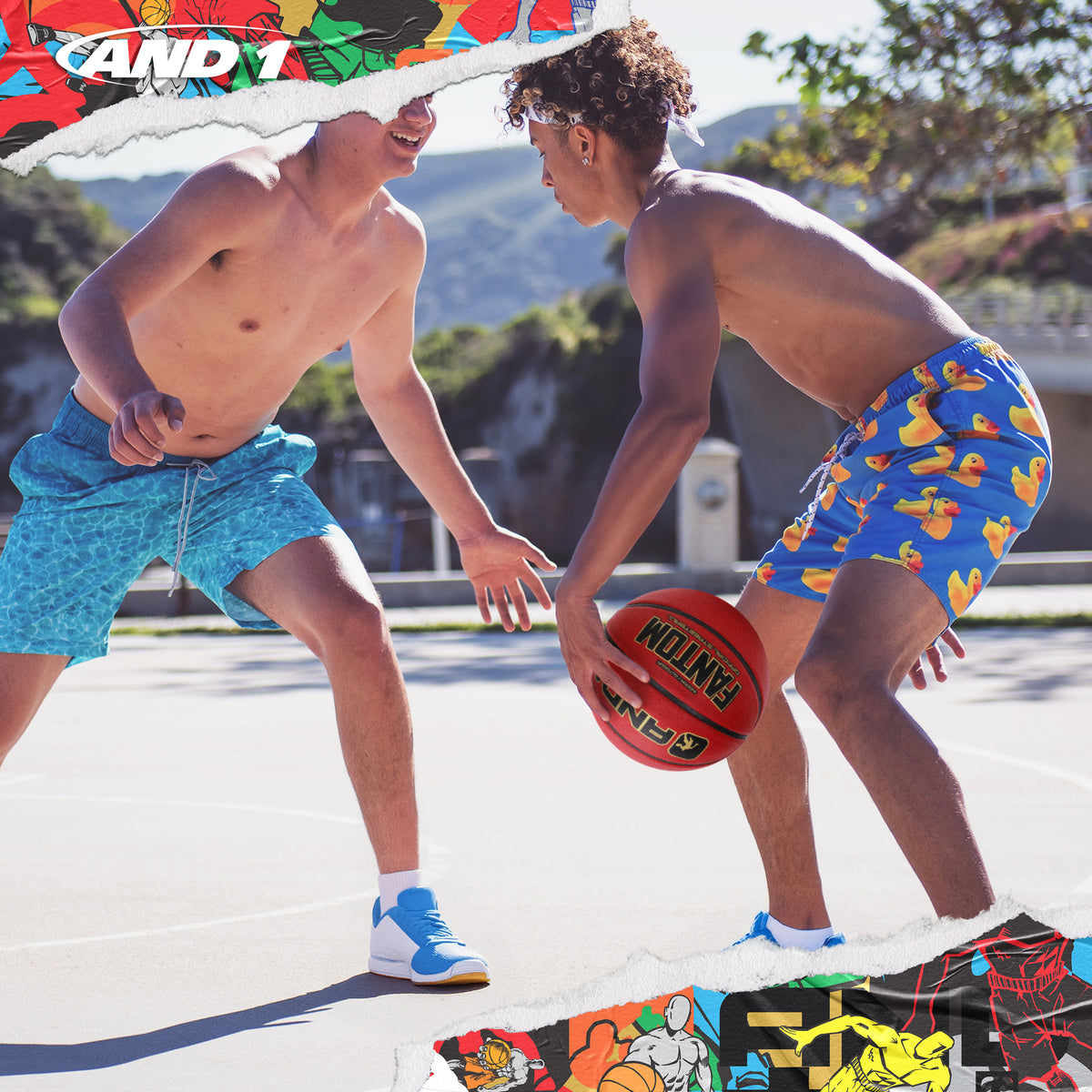 AND1 Fantom Basketball: Official Regulation Size 7 (29.5 inches)