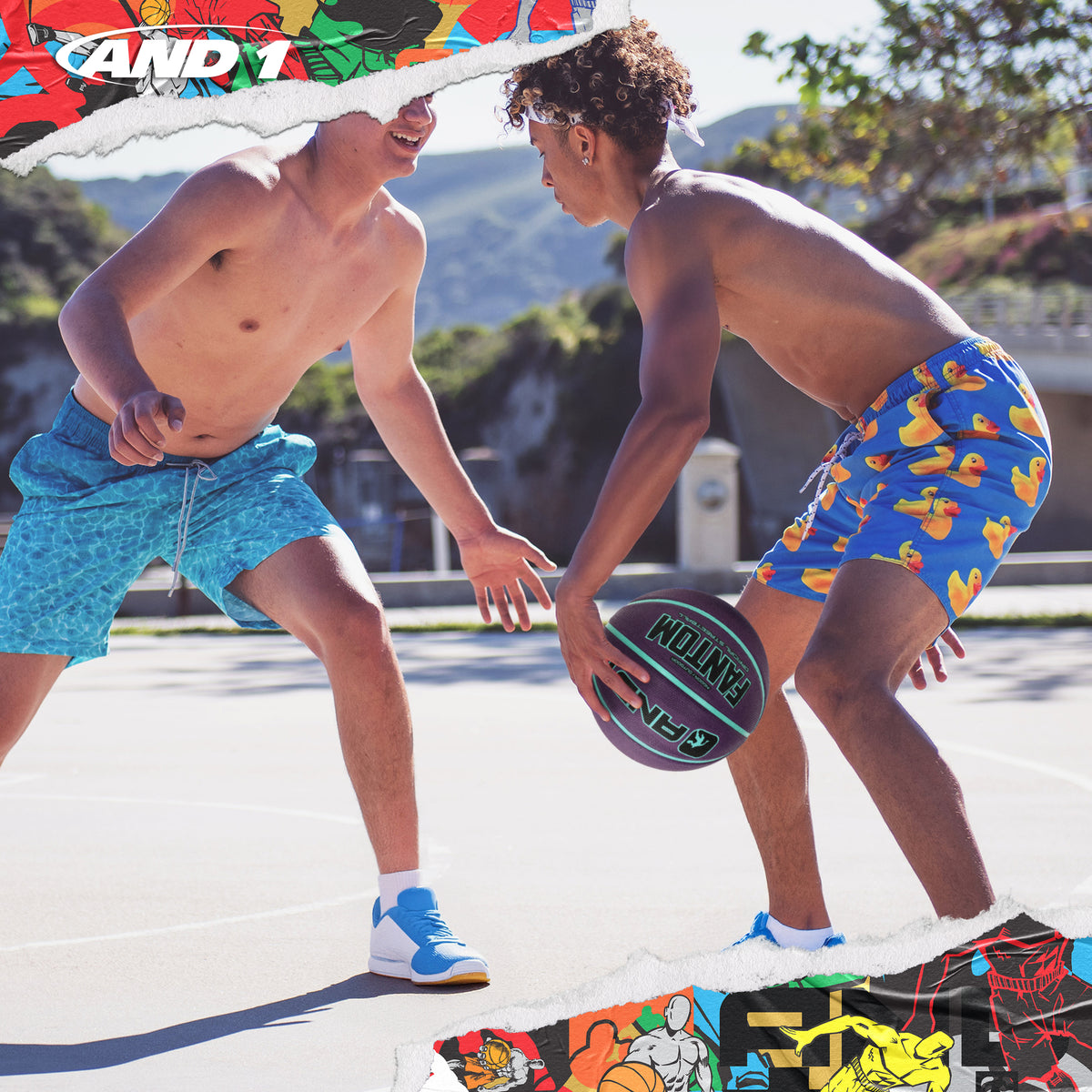 AND1 Fantom Basketball: Official Regulation Size 7 (29.5 inches)