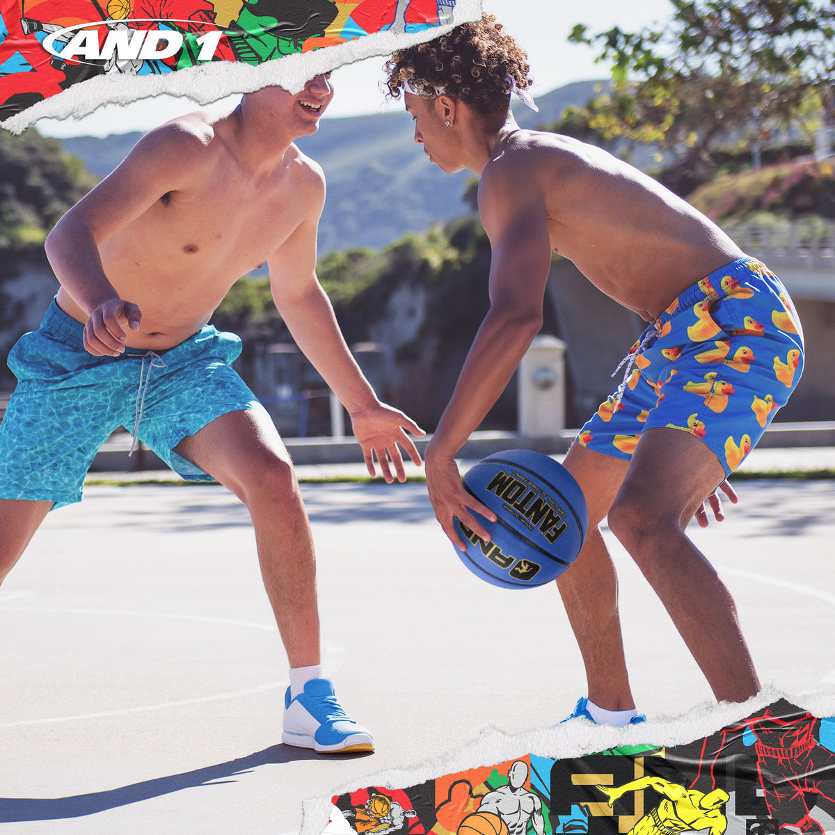 AND1 Fantom Basketball: Official Regulation Size 7 (29.5 inches)