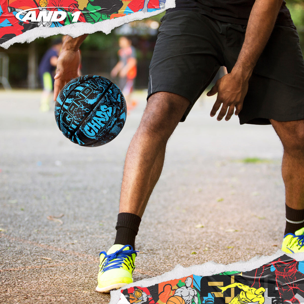AND1 Chaos Basketball: Official Regulation Size 7 (29.5 inches)