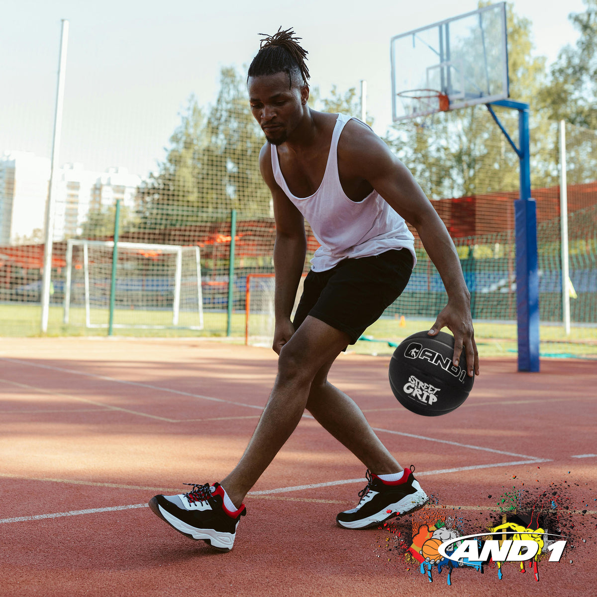 AND1 Street Grip Premium Composite Leather: Official Regulation Size 7 (29.5 inches)
