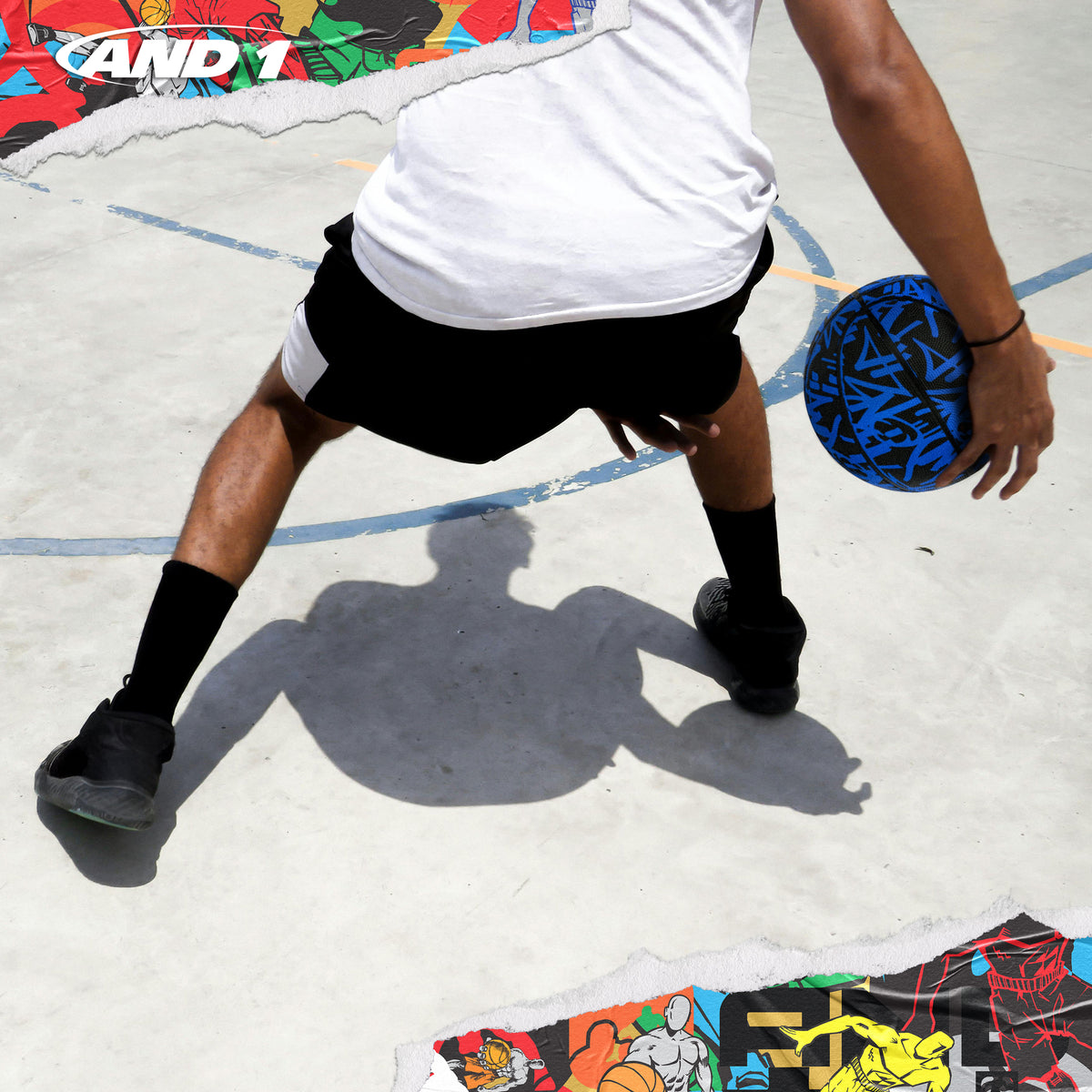 AND1 Street Ink Basketball: Official Regulation Size 7 (29.5 inches)