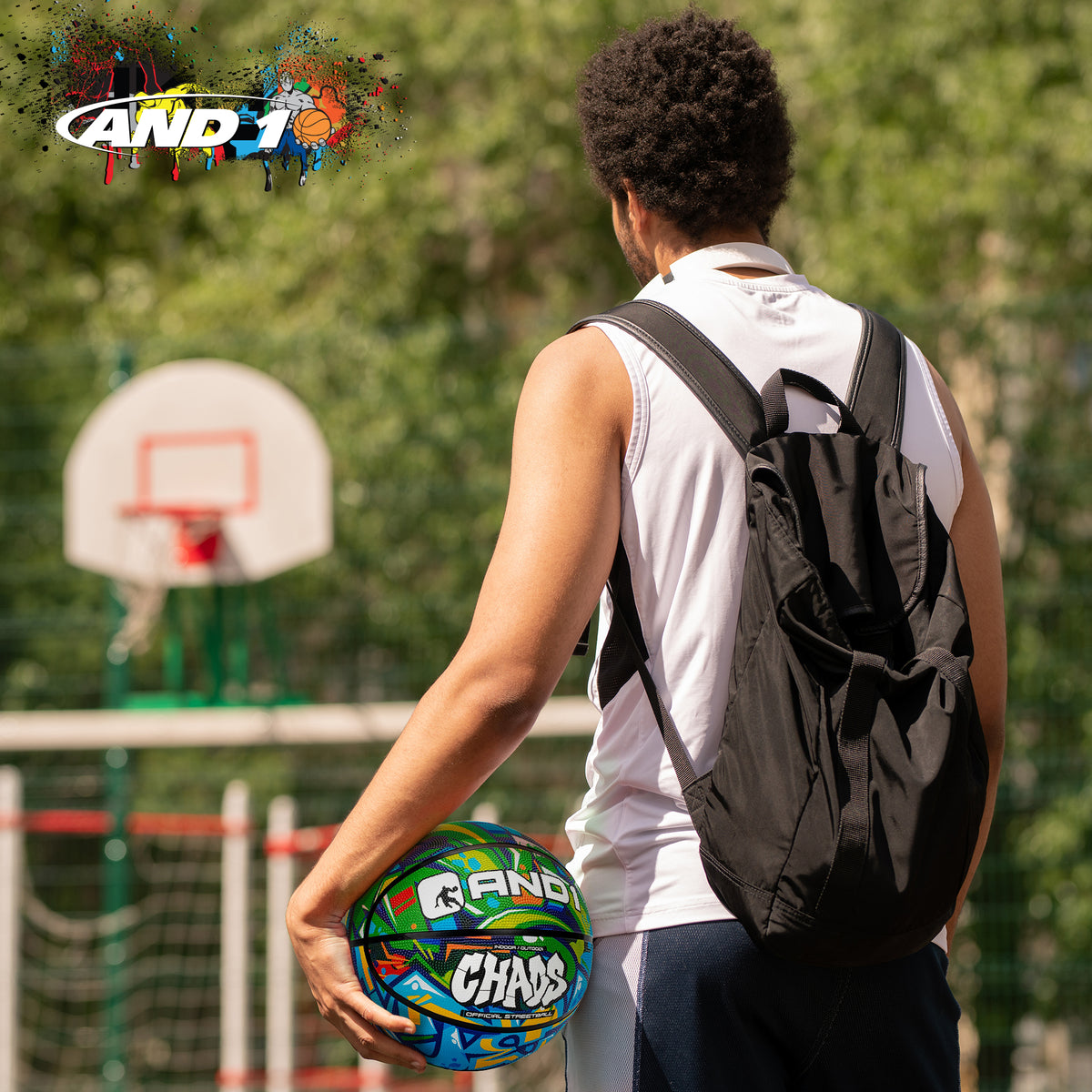AND1 Chaos Basketball: Official Regulation Size 7 (29.5 inches)