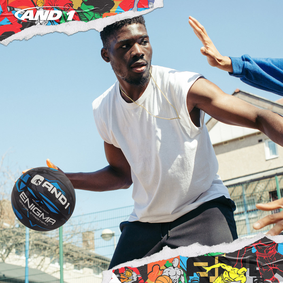 AND1 Enigma Basketball: Official Regulation Size 7 (29.5 inches)
