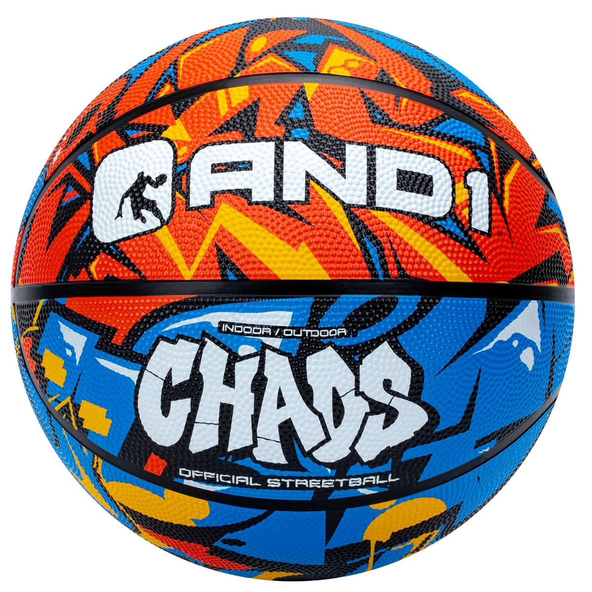 AND1 Chaos Basketball: Official Regulation Size 7 (29.5 inches)