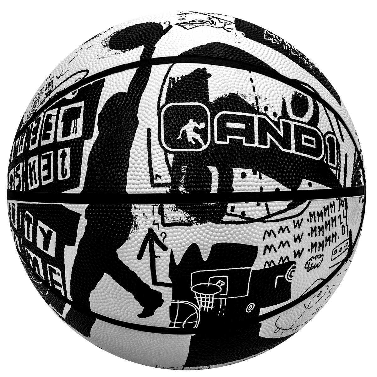AND1 Street Art Basketball: Official Regulation Size 5 (27.5 inches)