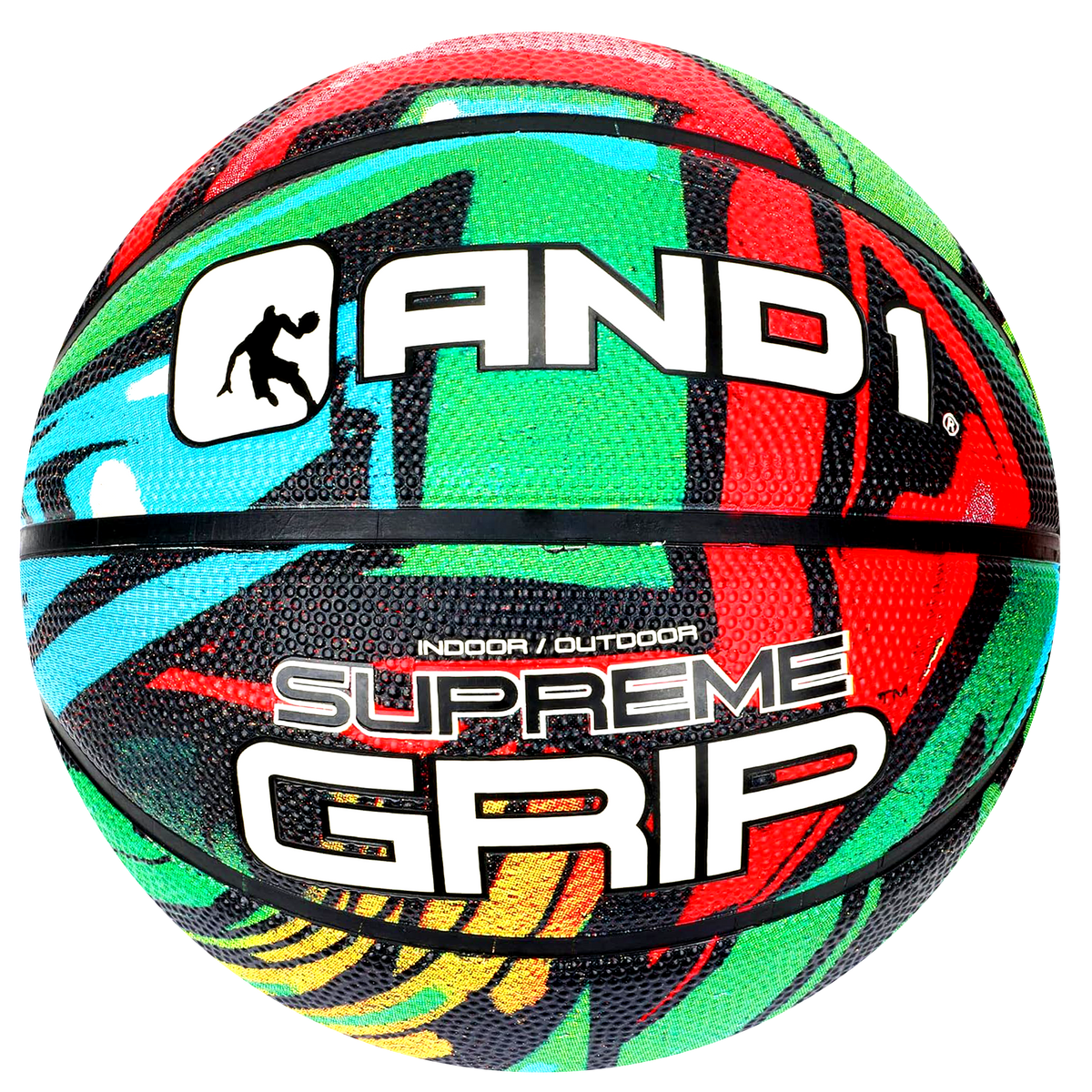AND1 Supreme Grip Basketball: Official Regulation Size 7 (29.5 inches)