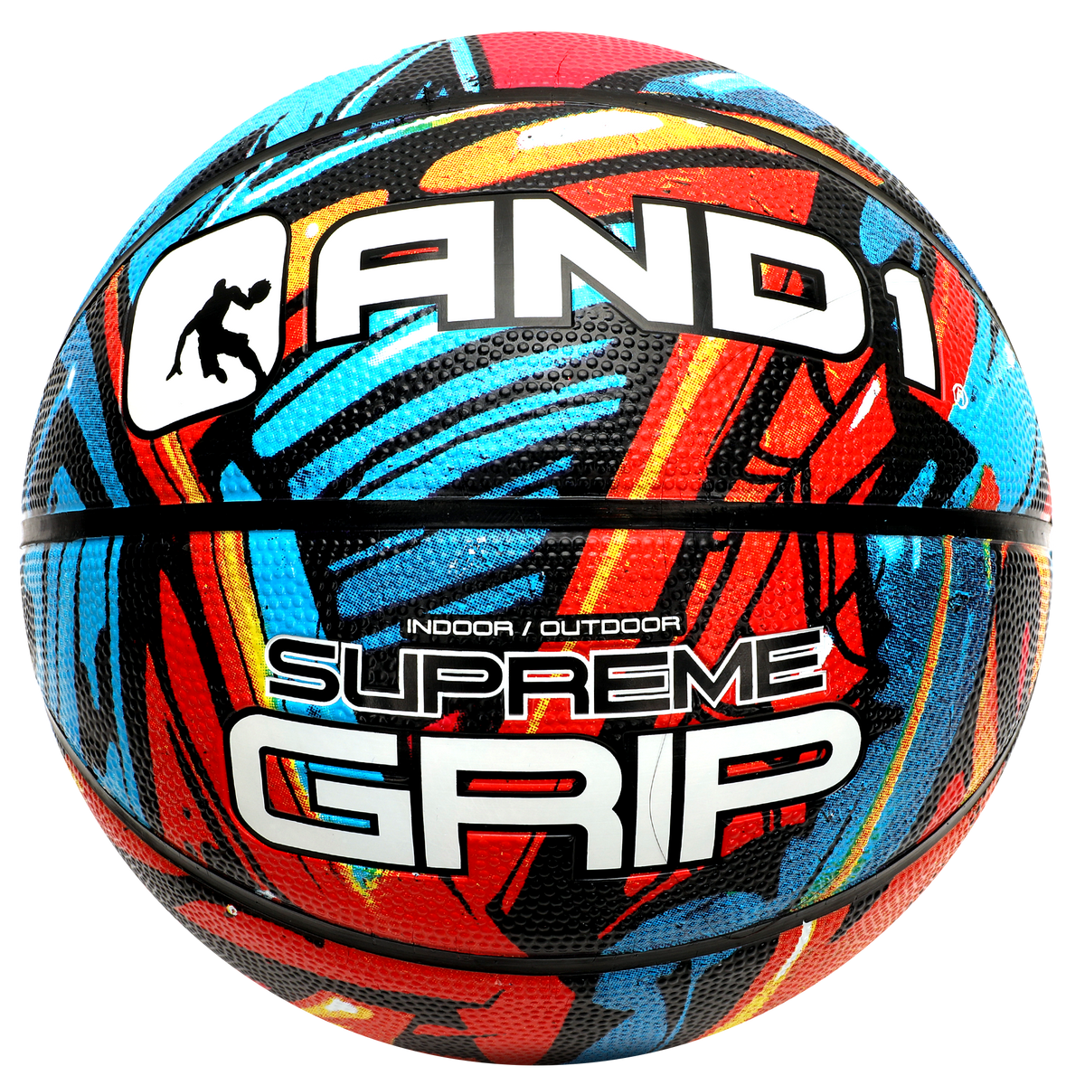 AND1 Supreme Grip Basketball: Official Regulation Size 7 (29.5 inches)